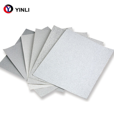 Abrasive Aluminium Oxide Sandpaper Sheets 1500 Grit Wet And Dry For Wall