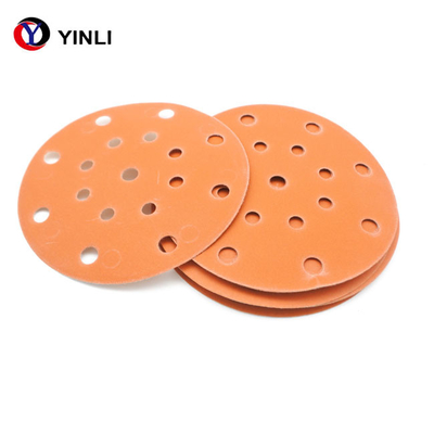 5 Inch PET Film Ceramic Sanding Disc 150 Grit Orbital Sandpaper For Wood