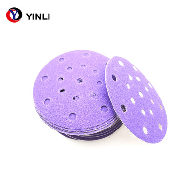Round Purple Zirconia Grinding Disc , 6 Inch 800 Grit Sanding Discs